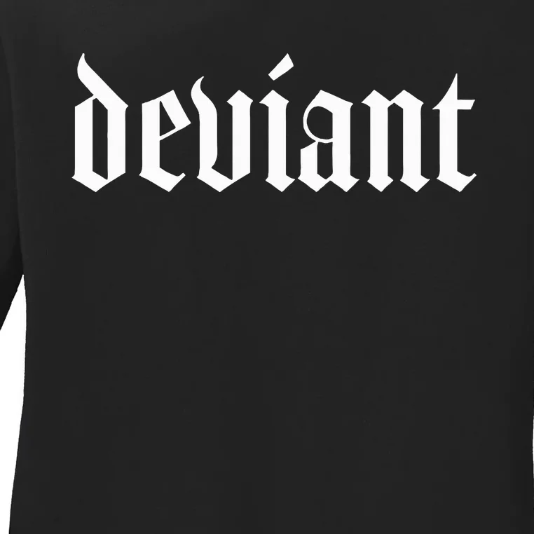 Deviant Ladies Long Sleeve Shirt