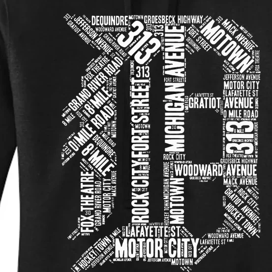 Detroit Women's Pullover Hoodie