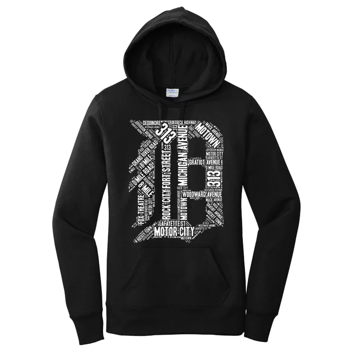 Detroit Women's Pullover Hoodie