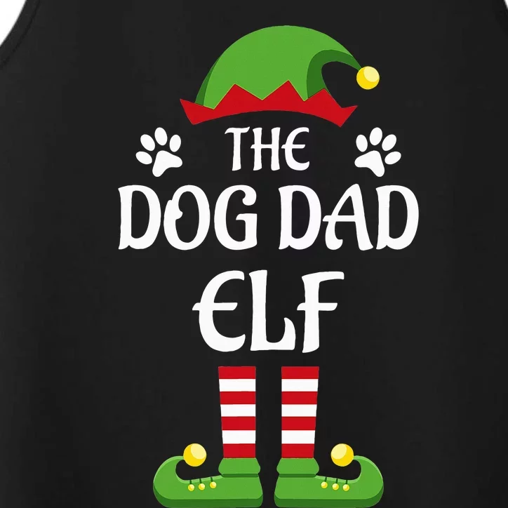 Dog Dad Elf Family Matching Group Christmas Performance Tank