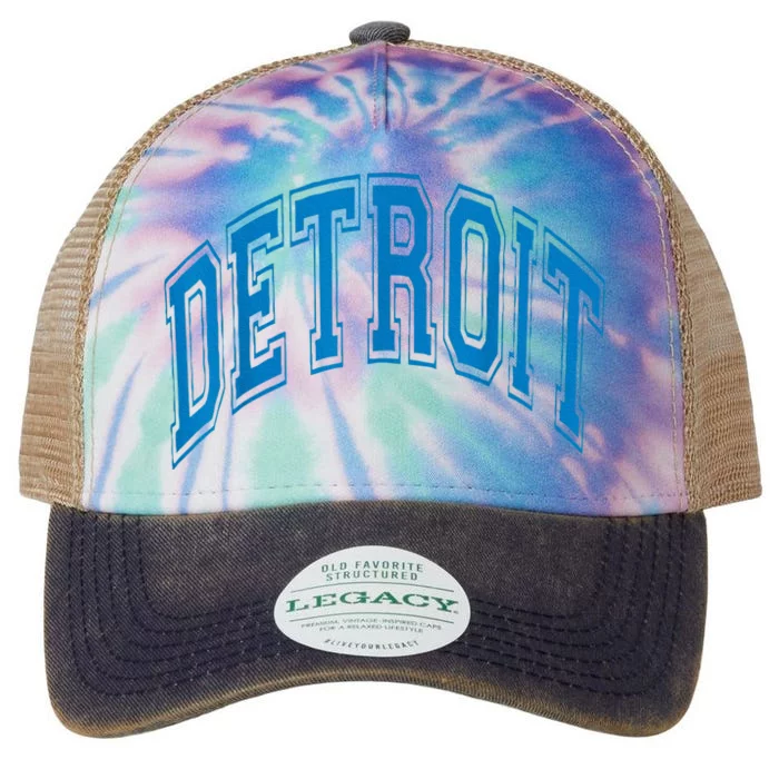 Detroit Legacy Tie Dye Trucker Hat