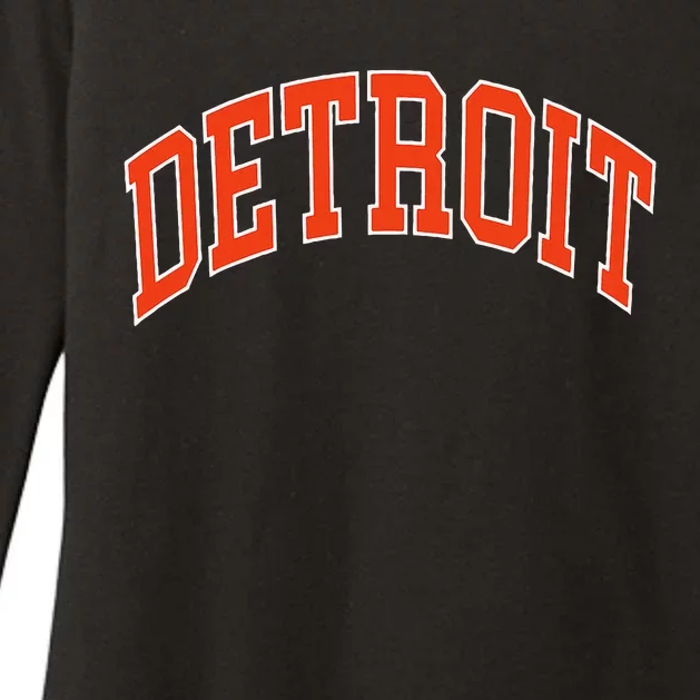 Detroit Womens CVC Long Sleeve Shirt