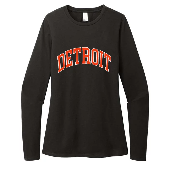 Detroit Womens CVC Long Sleeve Shirt