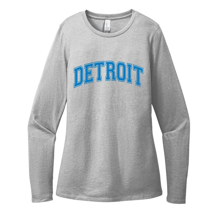 Detroit Womens CVC Long Sleeve Shirt