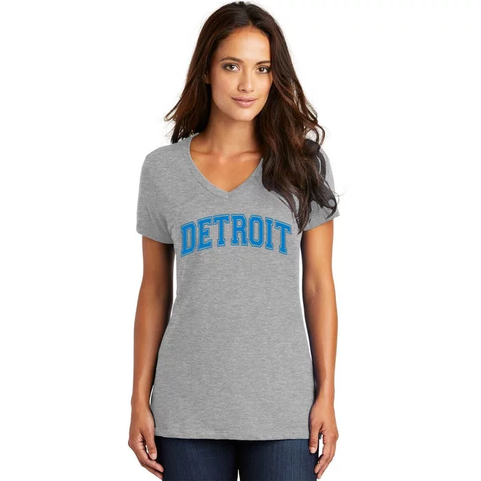 Detroit Women's V-Neck T-Shirt