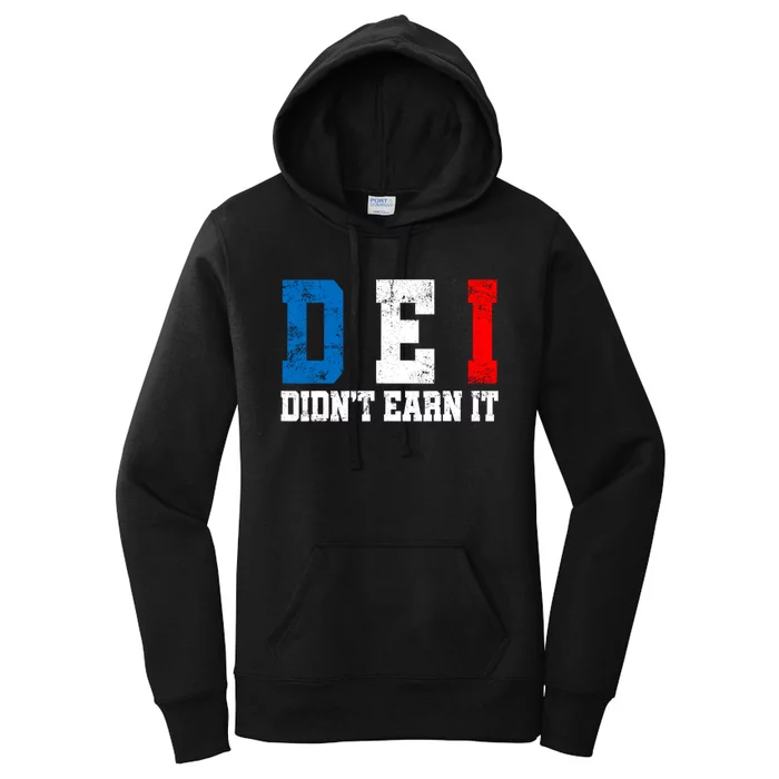 Dei DidnT Earn It Funny Women's Pullover Hoodie