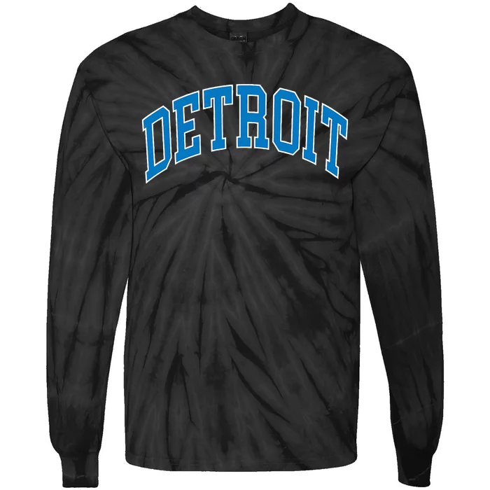 Detroit Tie-Dye Long Sleeve Shirt