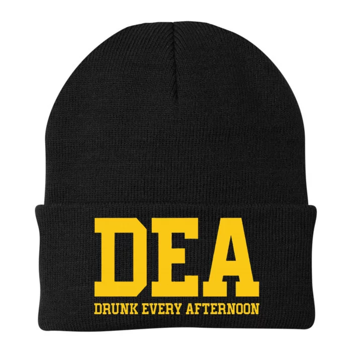 Dea Drunk Every Afternoon Drinking Lover Knit Cap Winter Beanie