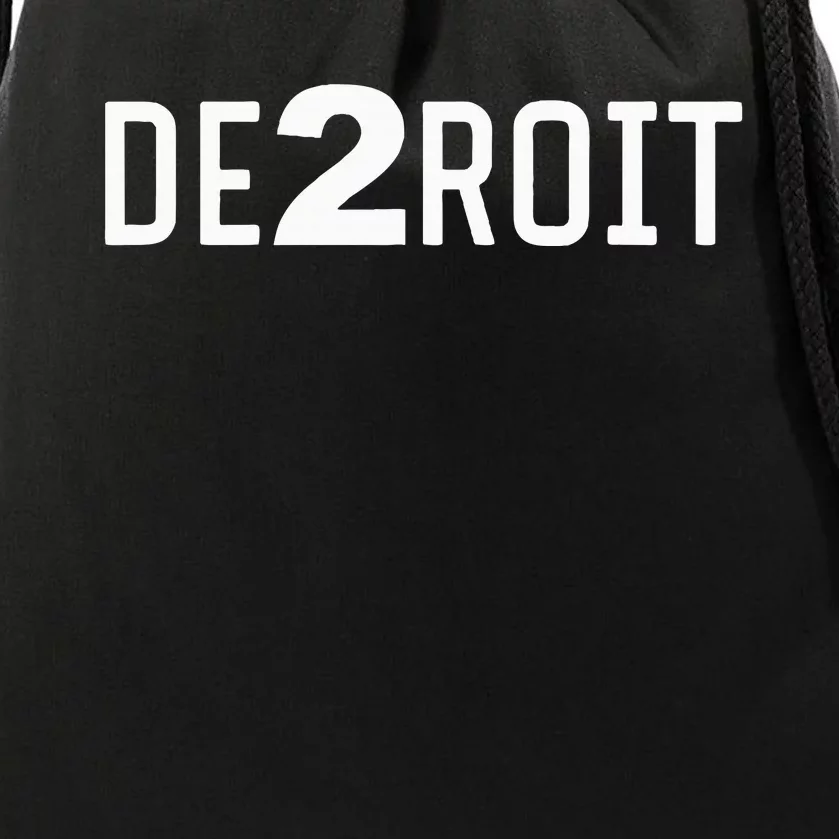 De2roit Drawstring Bag