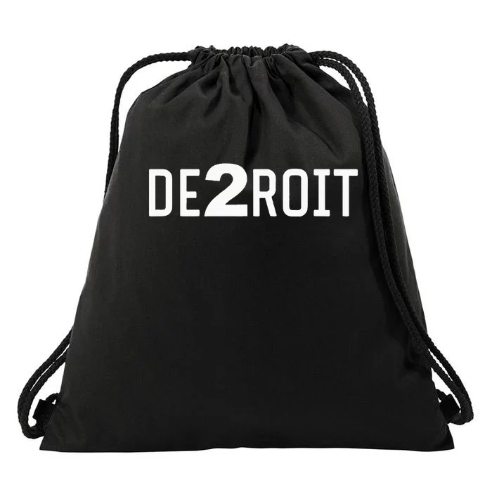 De2roit Drawstring Bag