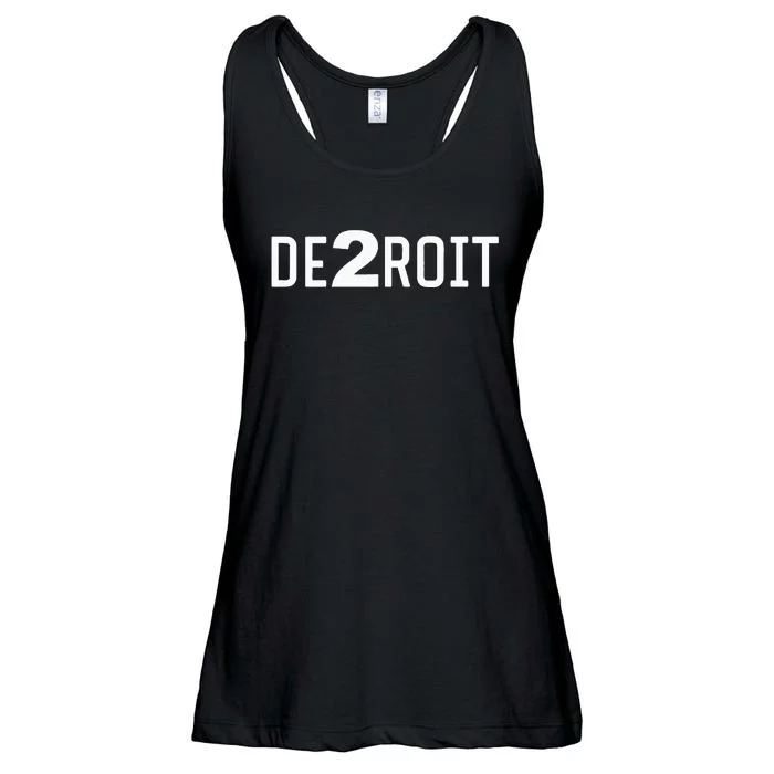 De2roit Ladies Essential Flowy Tank