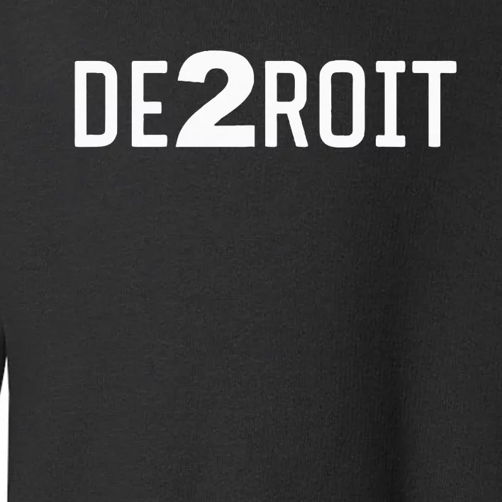 De2roit Toddler Sweatshirt