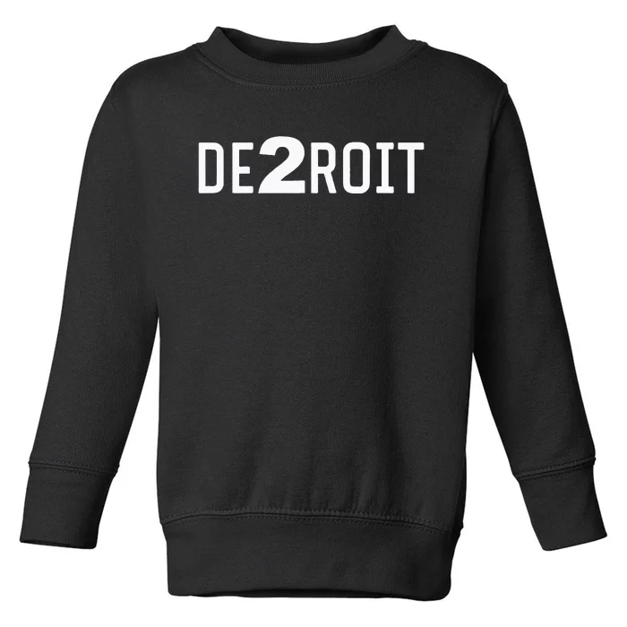 De2roit Toddler Sweatshirt