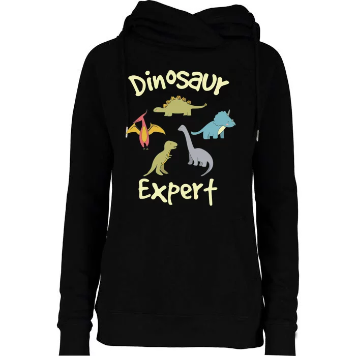 Dinosaur Dinosaur Expert Womens Funnel Neck Pullover Hood