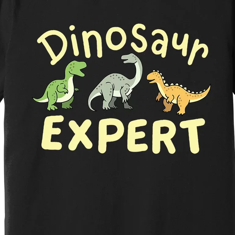 Dinosaur Dinosaurs Expert Paleontologist Premium T-Shirt