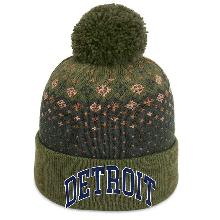 Detroit The Baniff Cuffed Pom Beanie