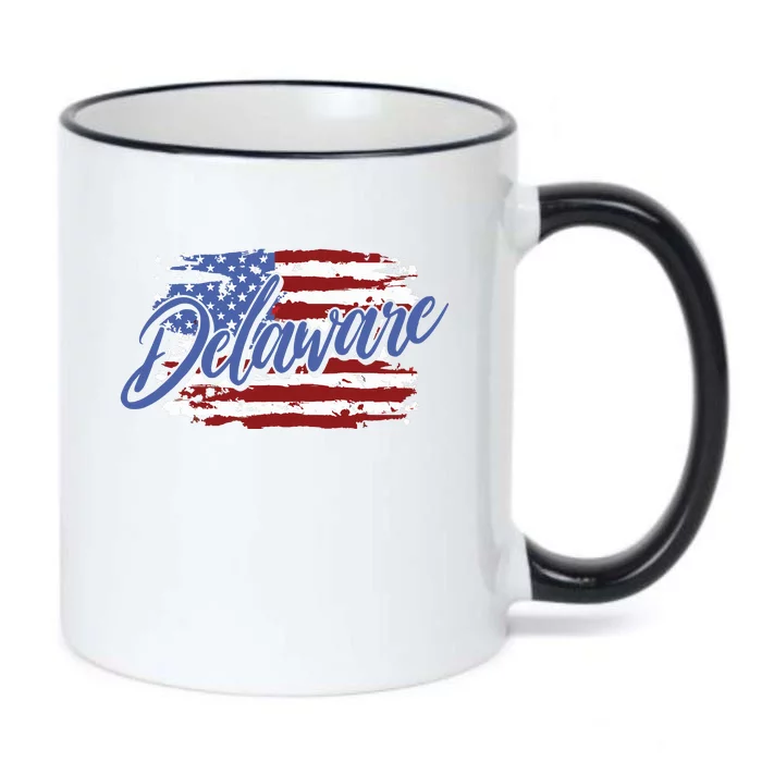 Delaware Black Color Changing Mug