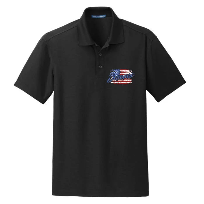 Delaware Dry Zone Grid Performance Polo