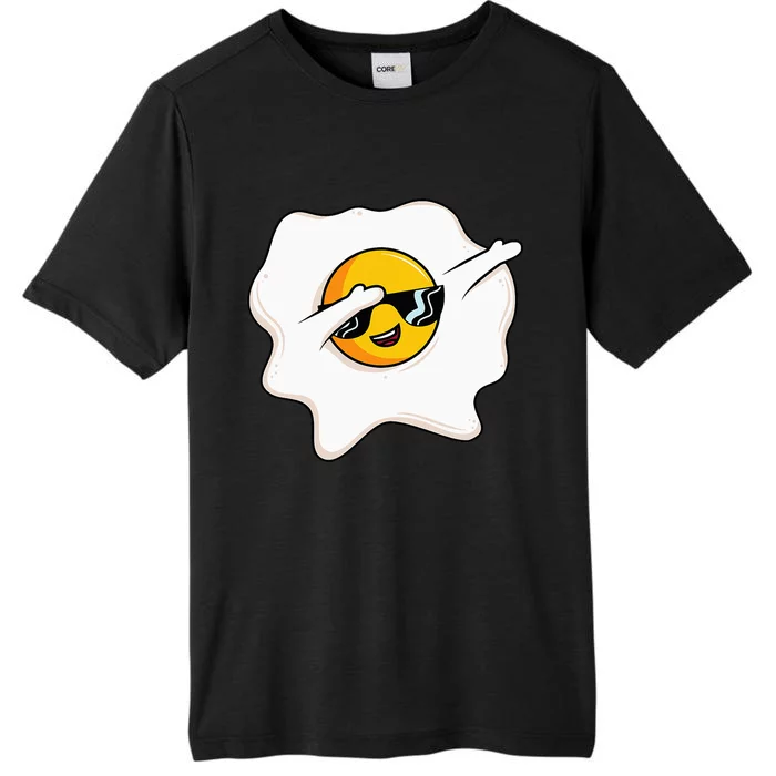 Dab Dabbing Egg Funny Fried Egg ChromaSoft Performance T-Shirt