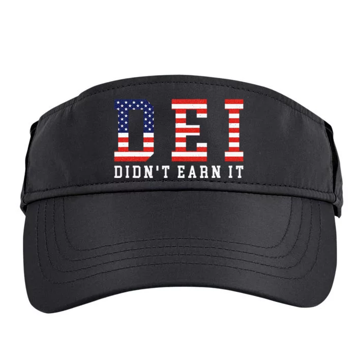 Dei DidnT Earn It Adult Drive Performance Visor