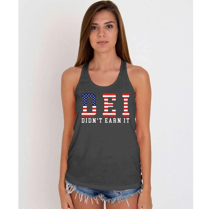 Dei DidnT Earn It Women's Knotted Racerback Tank