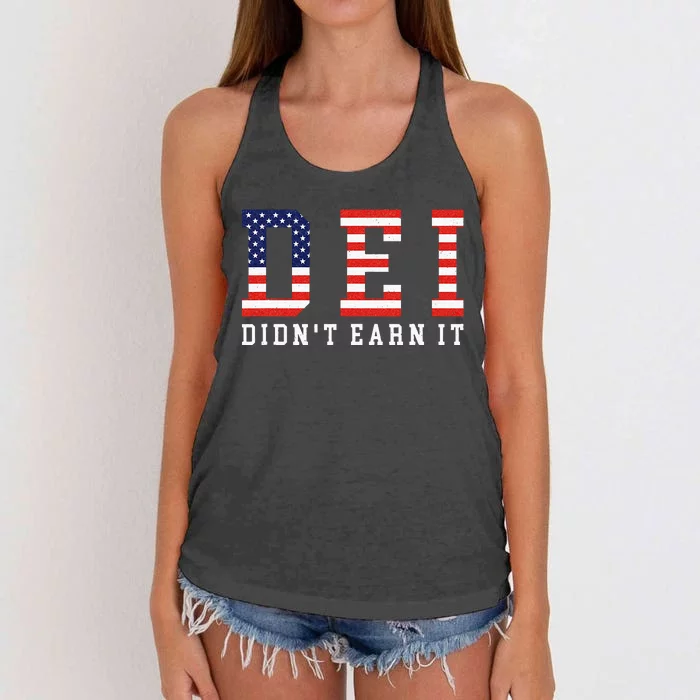 Dei DidnT Earn It Women's Knotted Racerback Tank