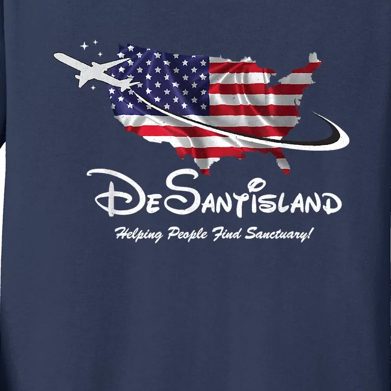 DeSantisLand Kids Long Sleeve Shirt