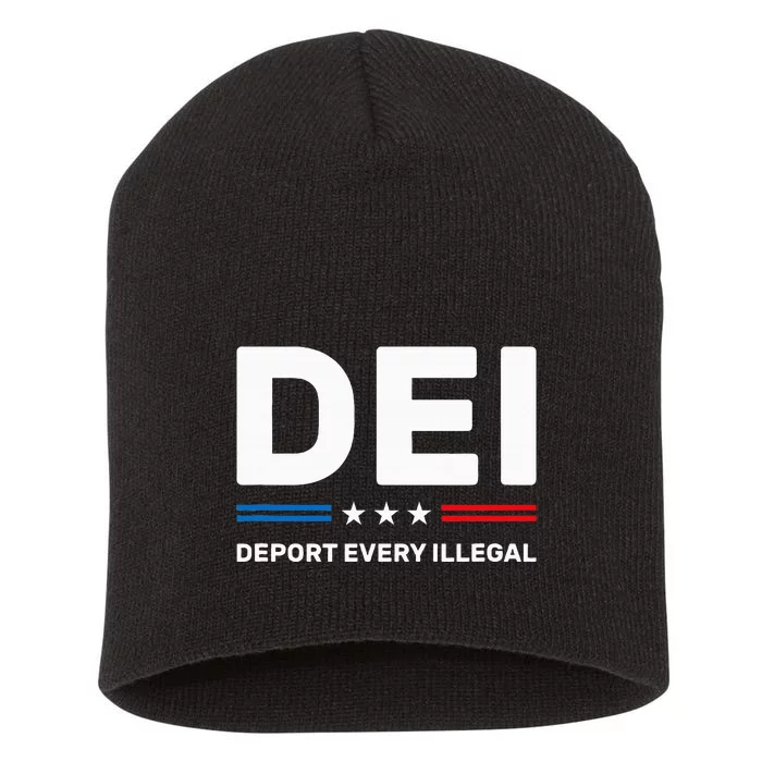 Dei Deport Every Illegal Short Acrylic Beanie