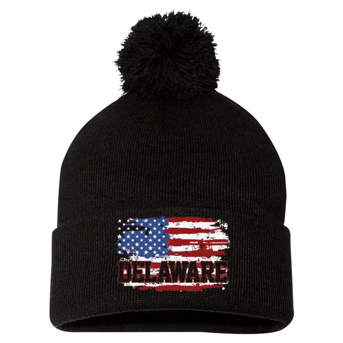 Delaware Pom Pom 12in Knit Beanie