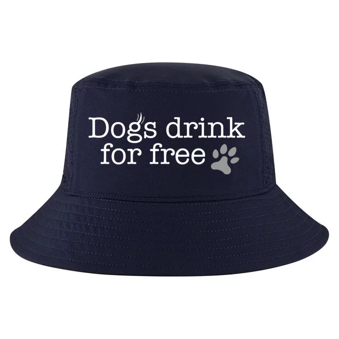 Dogs Drink For Free Custom Fun Design Cool Comfort Performance Bucket Hat