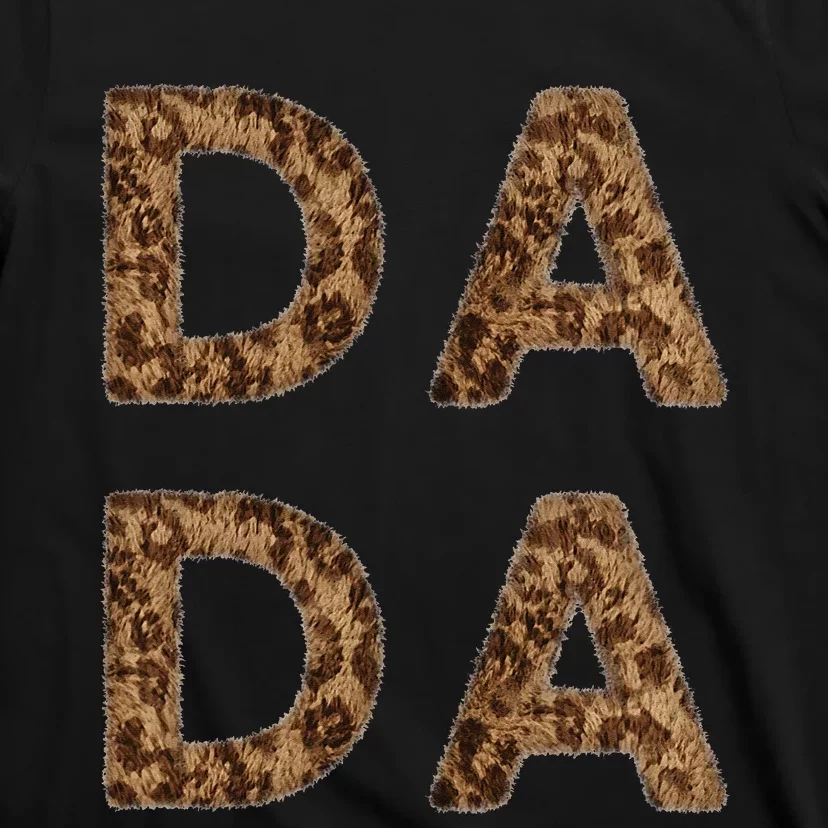 DA DA Father's Day Cheetah Proud New Dad Father Papa Grandpa T-Shirt