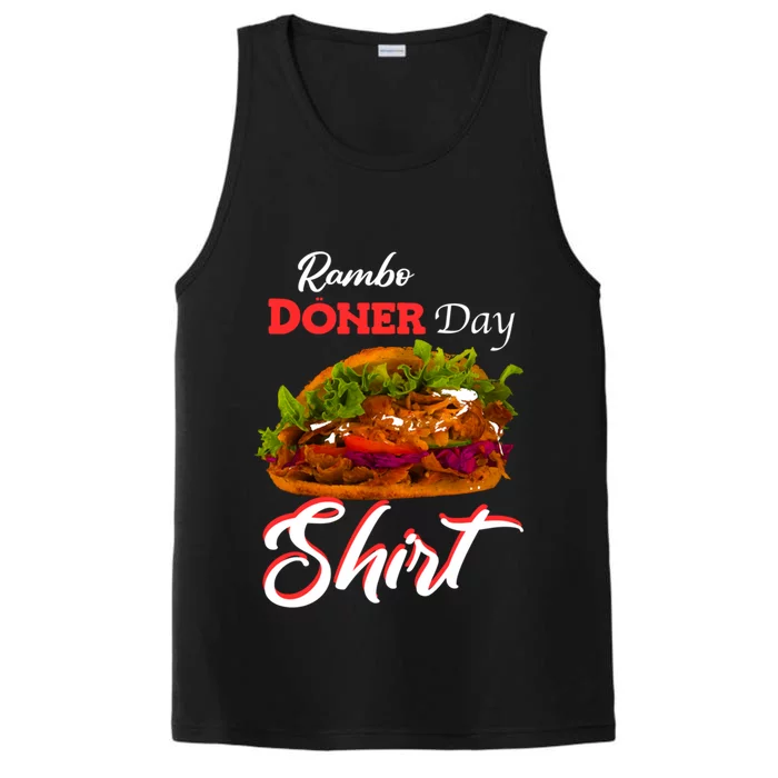 Doner Day Fan Top Fashion Kebab Tourism Cool Gift Performance Tank