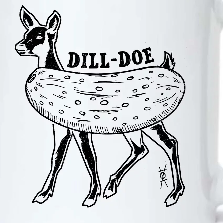 Dill Doe Funny Inappropriate Party Naughty Reindeer She Black Color Changing Mug