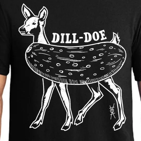 Dill Doe Funny Inappropriate Party Naughty Reindeer She Pajama Set