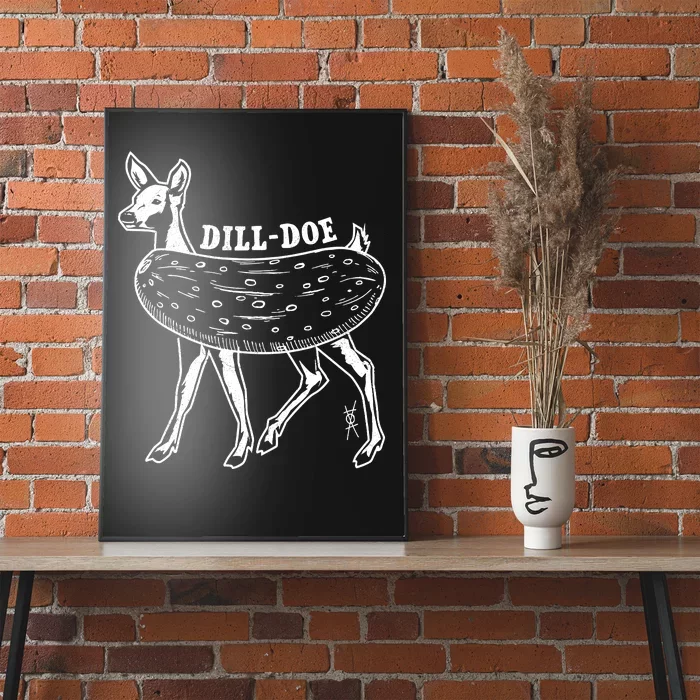 Dill Doe Funny Inappropriate Party Naughty Reindeer She Poster