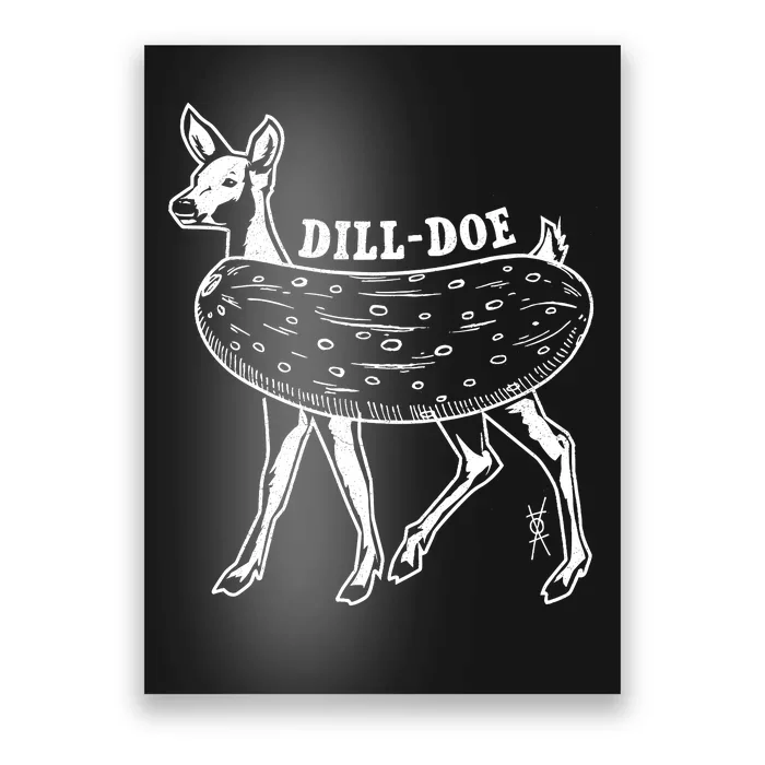 Dill Doe Funny Inappropriate Party Naughty Reindeer She Poster