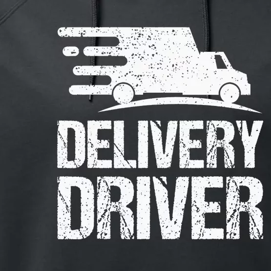 Delivery Driver Food Delivery Courier Delivery Driver Performance Fleece Hoodie