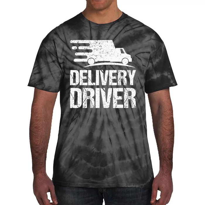 Delivery Driver Food Delivery Courier Delivery Driver Tie-Dye T-Shirt