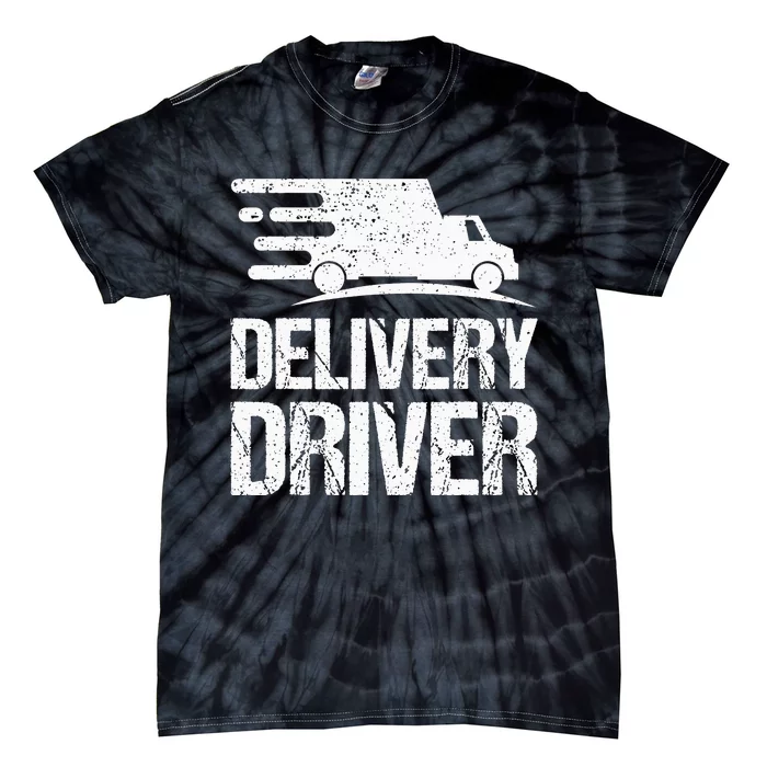 Delivery Driver Food Delivery Courier Delivery Driver Tie-Dye T-Shirt