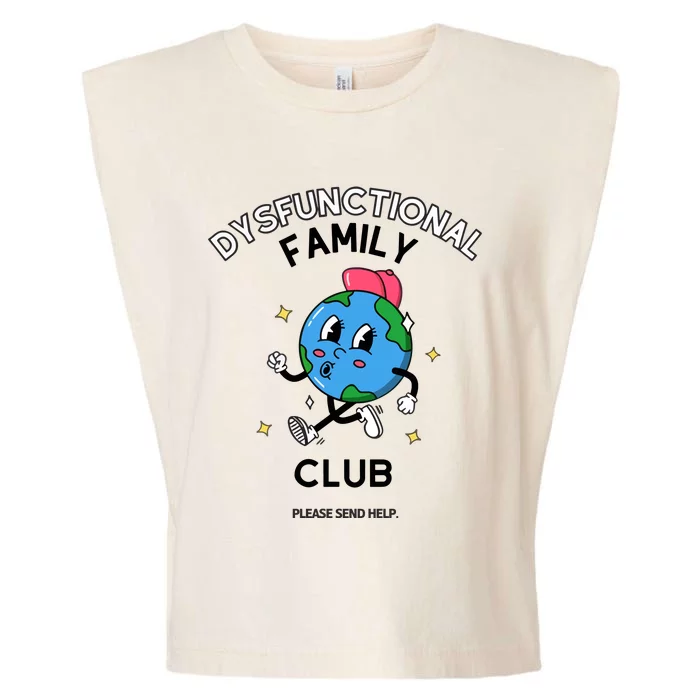 Doublecrossco Dysfunctional Family Club Garment-Dyed Women's Muscle Tee