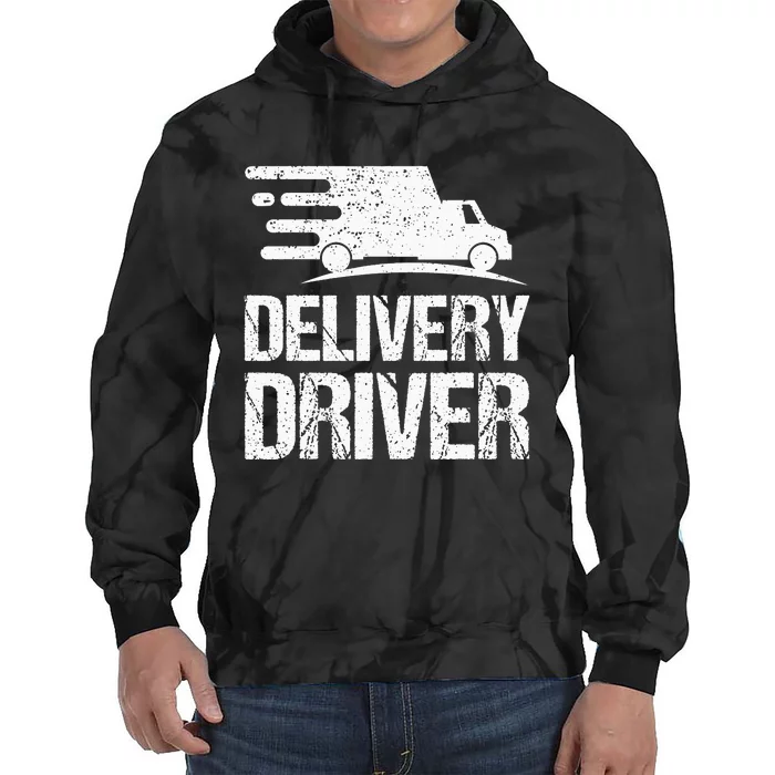 Delivery Driver Food Delivery Courier Delivery Driver Tie Dye Hoodie