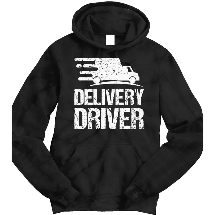 Delivery Driver Food Delivery Courier Delivery Driver Tie Dye Hoodie