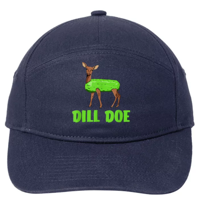 Dill Doe Funny Adult Humor Funny Nature Deer Redneck 7-Panel Snapback Hat