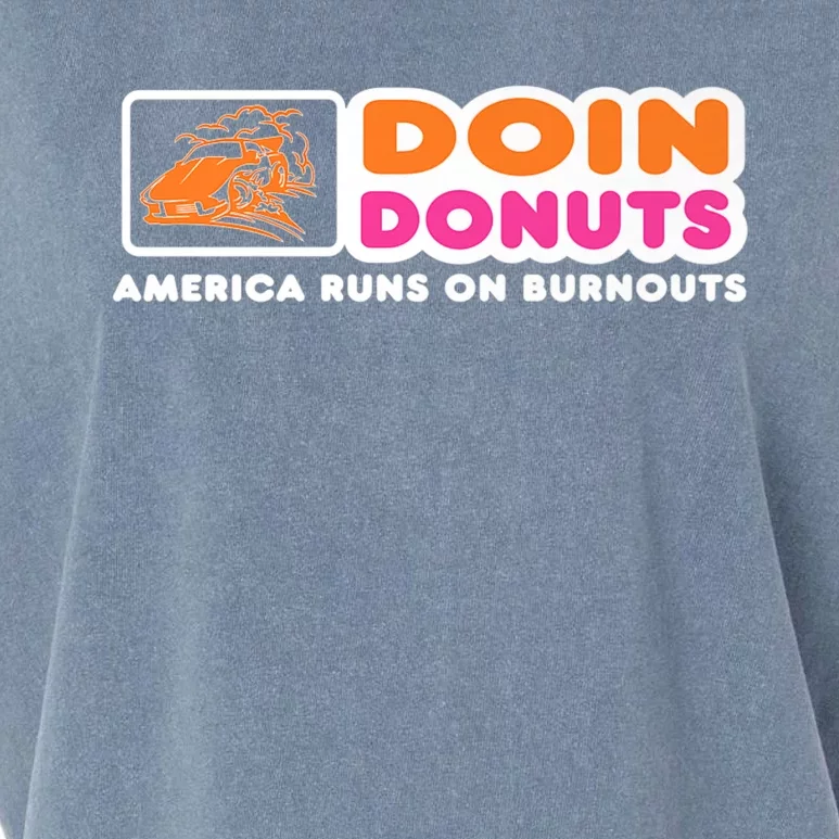 Doin Donuts Funny Burnout Racing Car Enthusiast Garment-Dyed Women's Muscle Tee