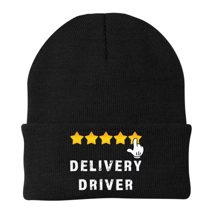 Delivery Driver Five Star Food Dash Grub Grocery Knit Cap Winter Beanie