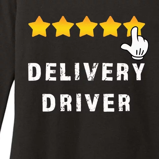 Delivery Driver Five Star Food Dash Grub Grocery Womens CVC Long Sleeve Shirt