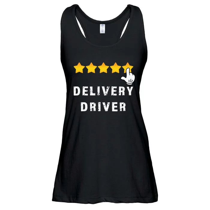 Delivery Driver Five Star Food Dash Grub Grocery Ladies Essential Flowy Tank