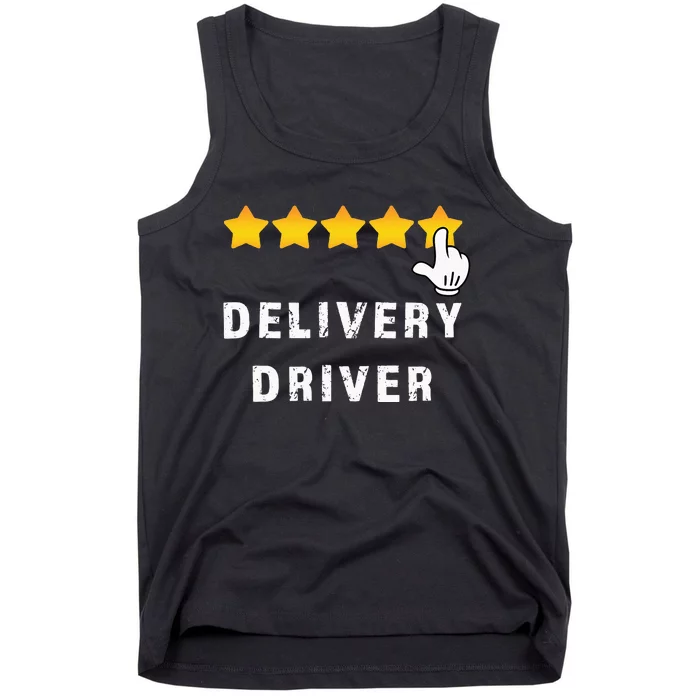 Delivery Driver Five Star Food Dash Grub Grocery Tank Top