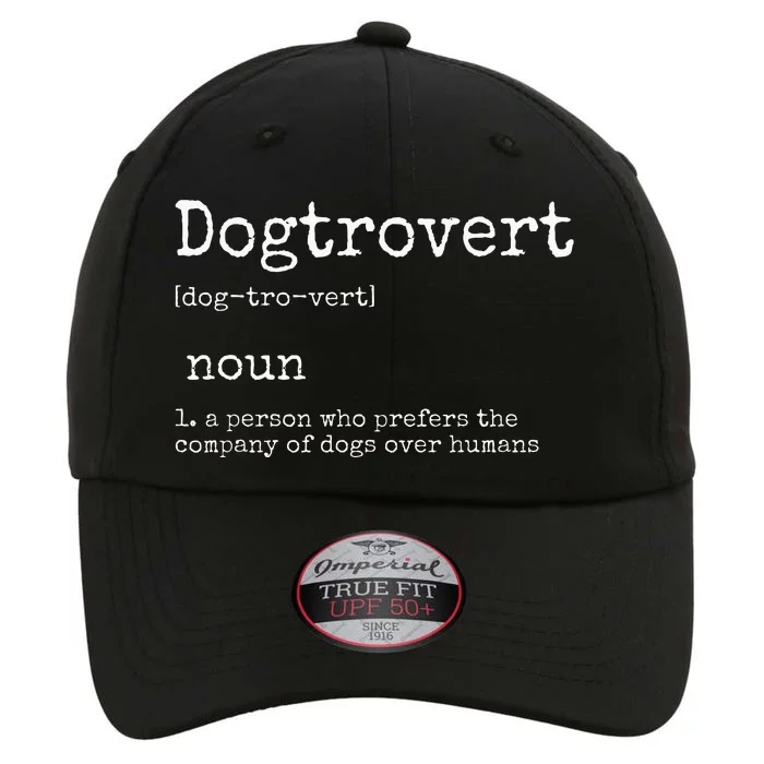 Dogtrovert Definition Funny Dog S The Original Performance Cap