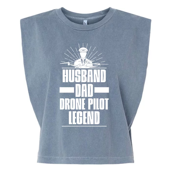 Drone Design For Your Drone Hobby Pilot Husband Gift Garment-Dyed Women's Muscle Tee